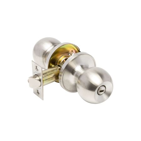 Knob privacy set brushed nickel
