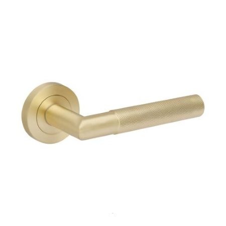 Vertex passage set satin brass